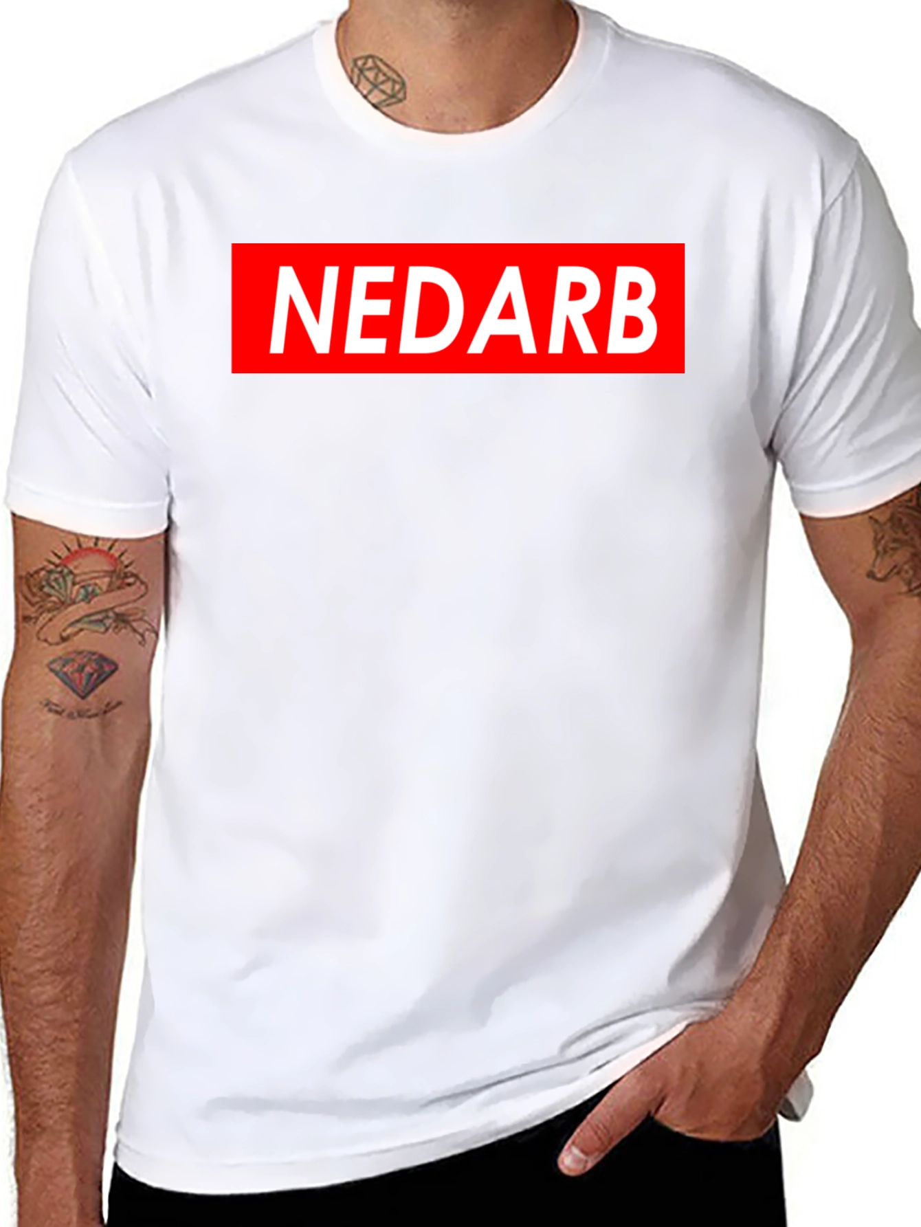 Camiseta Negra NEDARB Estilo Urbano