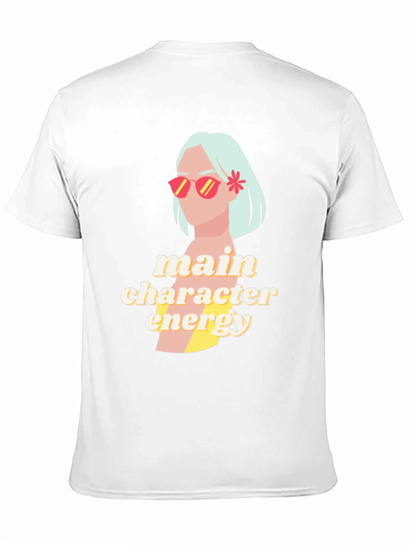 Camiseta Negra Main Character Energy