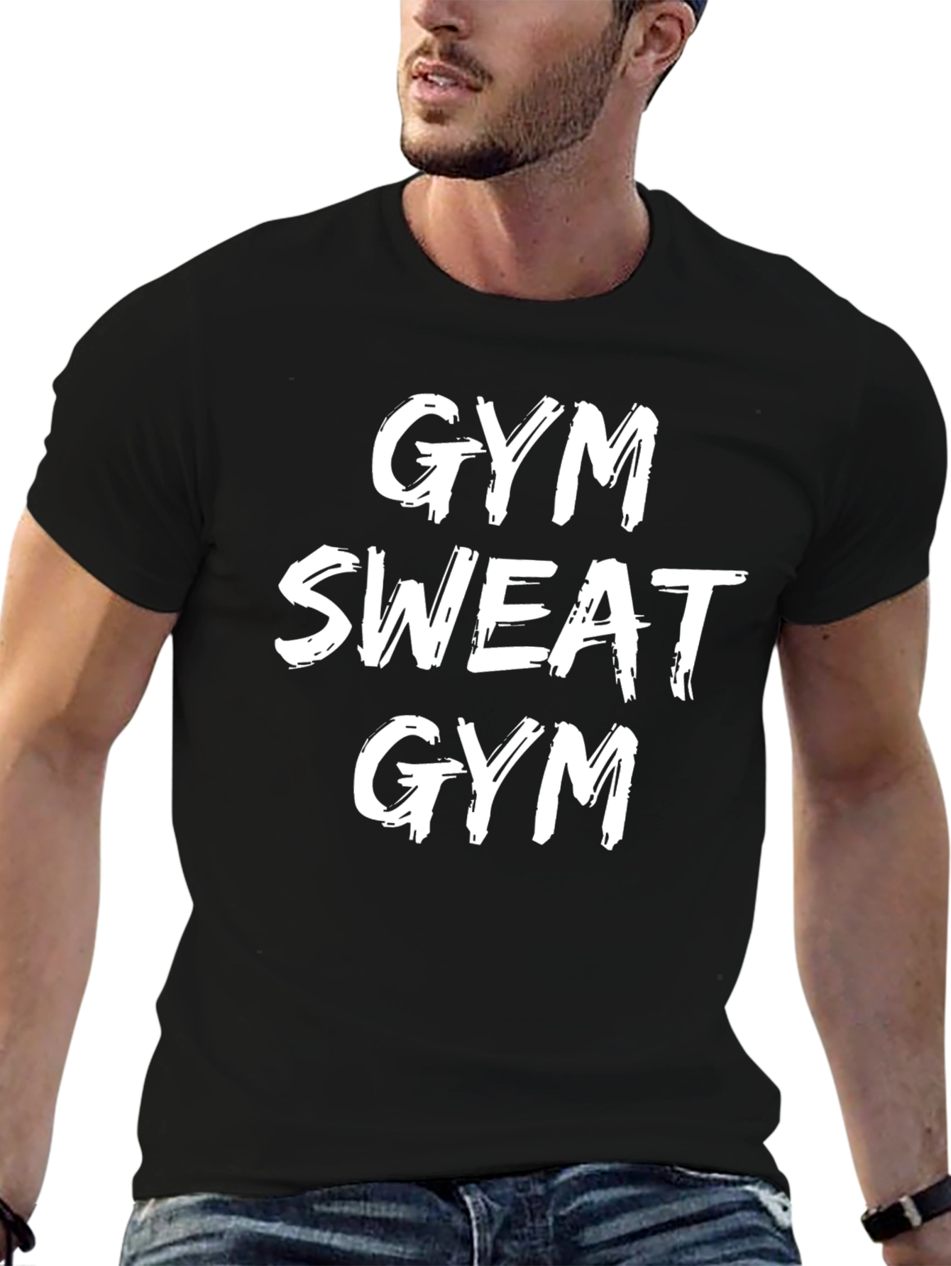 Camiseta Negra Gym Sweat Gym