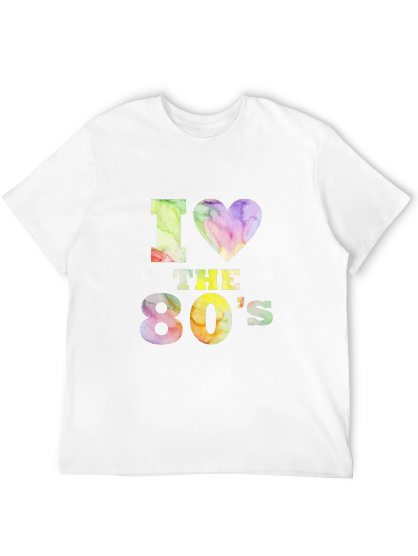 Camiseta Negra I Love the 80s