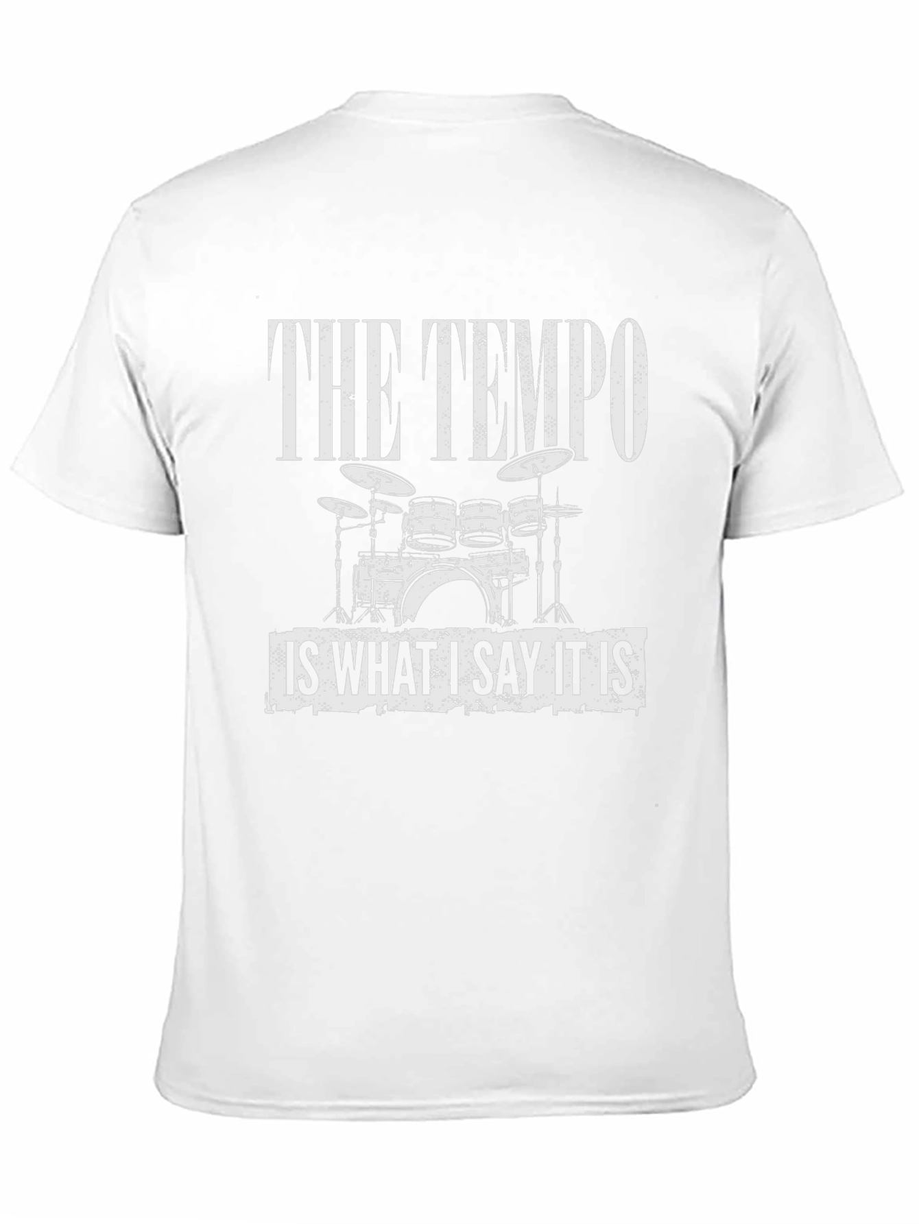 Camiseta Negra The Tempo para Músicos
