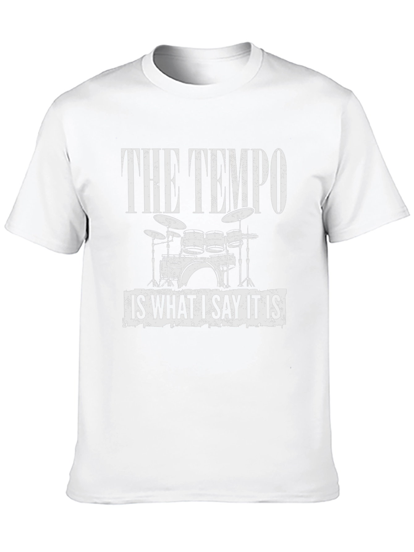 Camiseta Negra The Tempo para Músicos