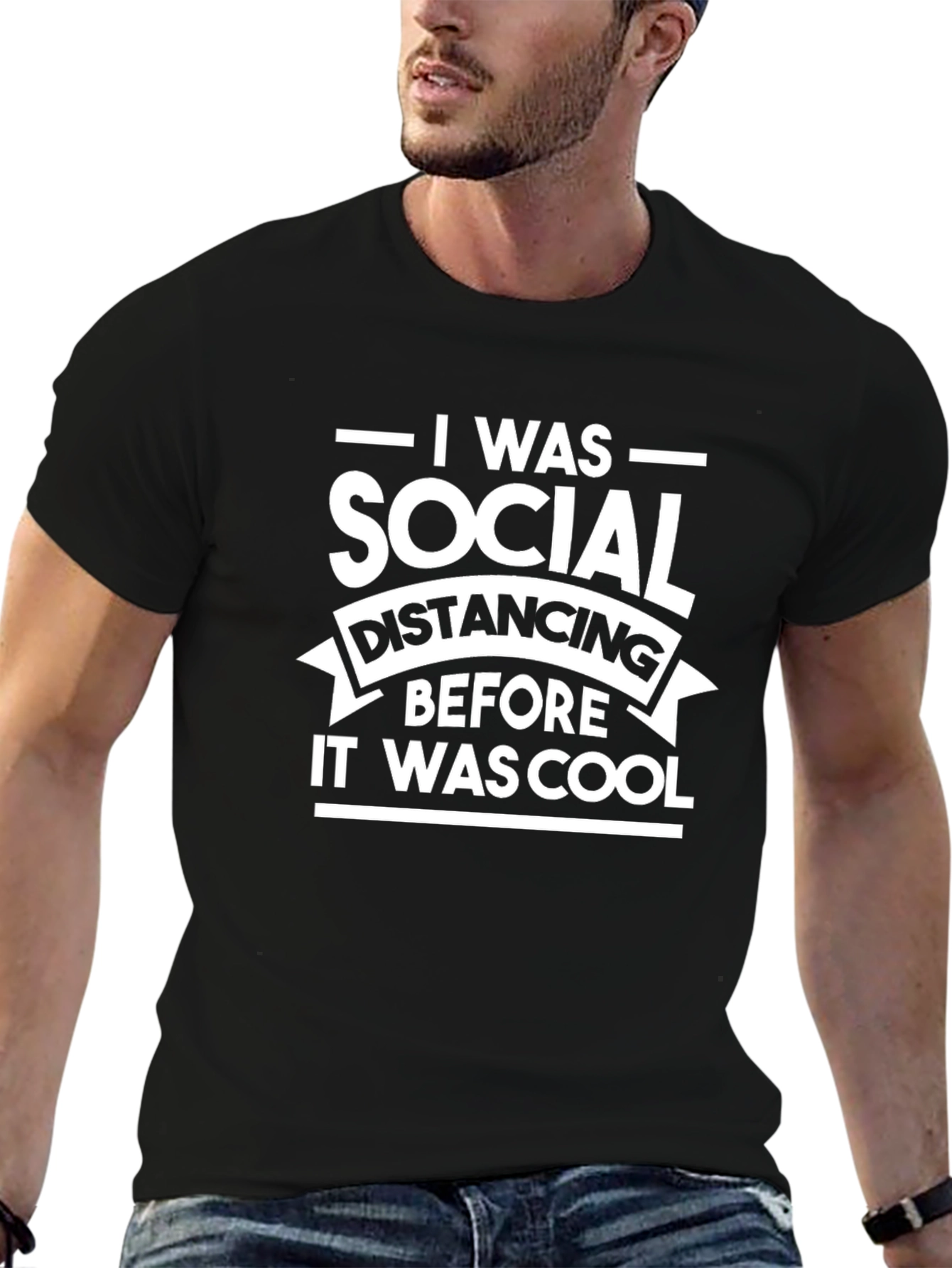 Camiseta Distanciamiento Social - Hombre
