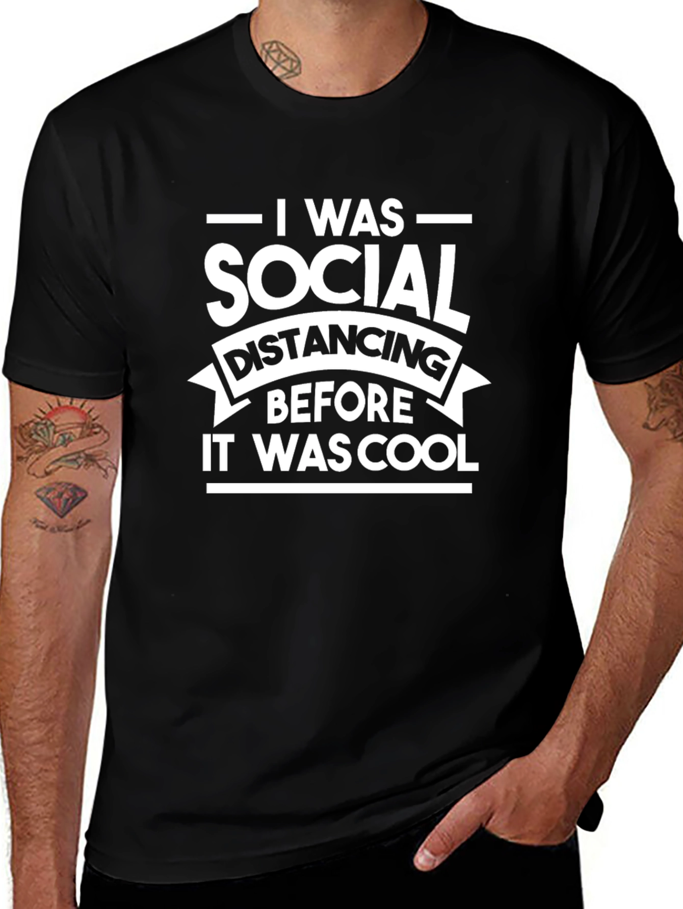 Camiseta Distanciamiento Social - Hombre