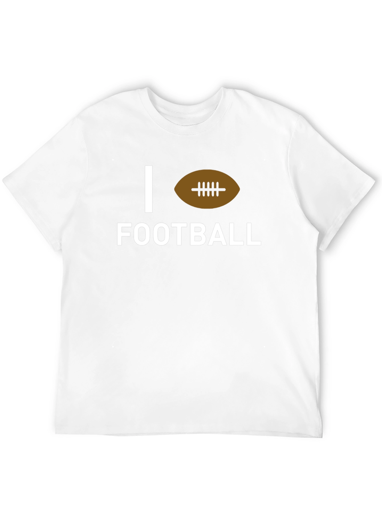 Camiseta Negra I Love Football