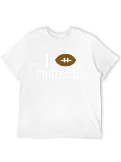 Camiseta Negra I Love Football