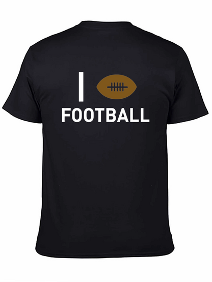 Camiseta Negra I Love Football