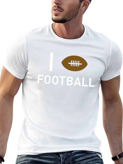 Camiseta Negra I Love Football