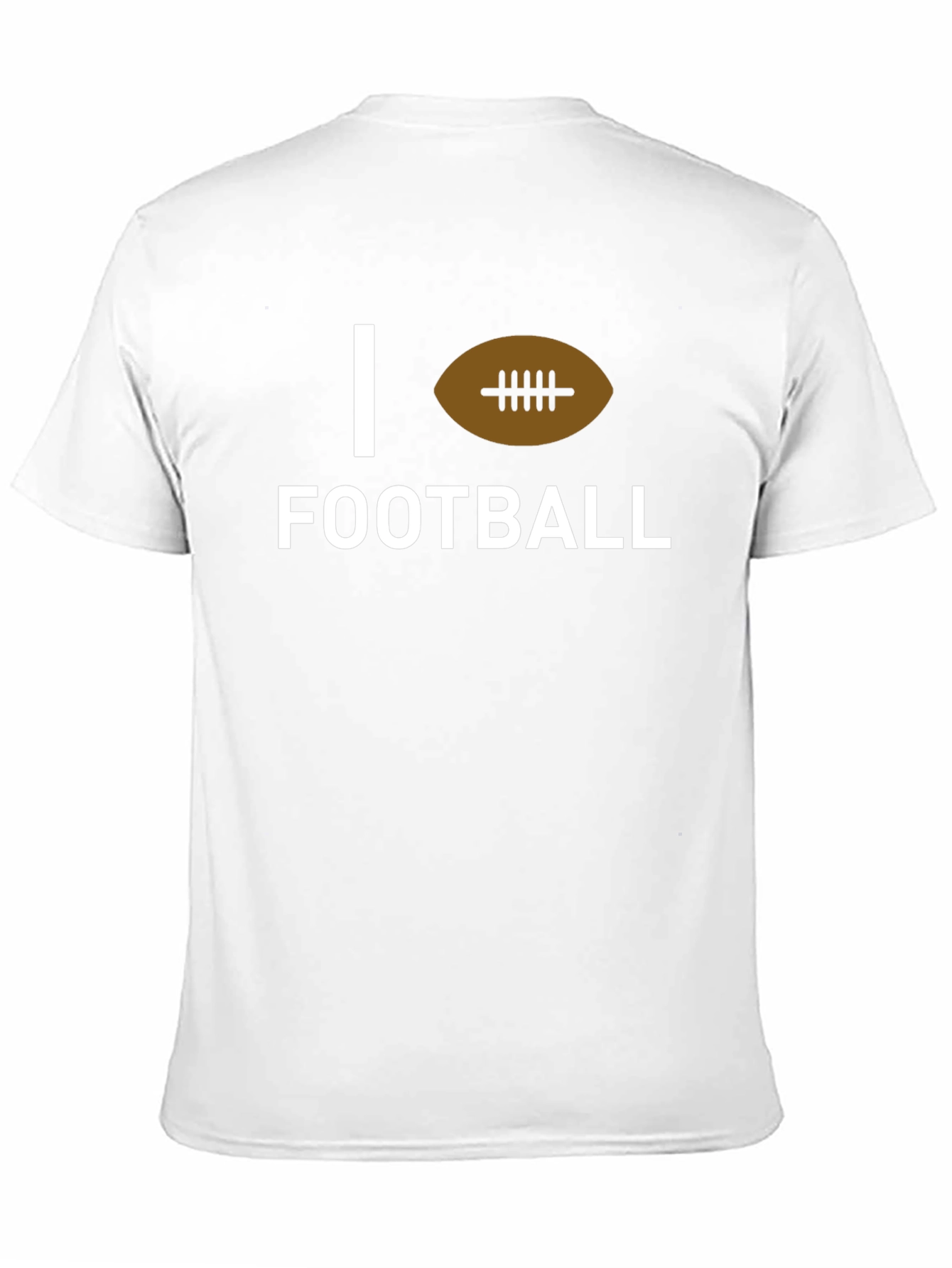 Camiseta Negra I Love Football