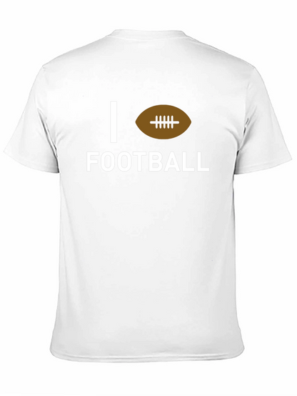 Camiseta Negra I Love Football