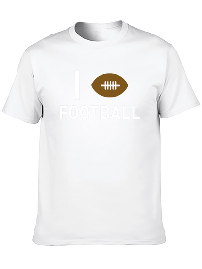 Camiseta Negra I Love Football