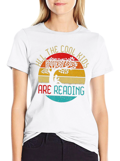 Camiseta All The Cool Kids Are Reading