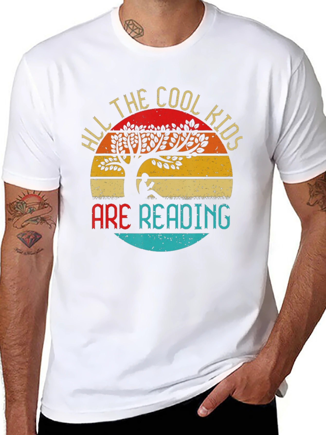 Camiseta All The Cool Kids Are Reading