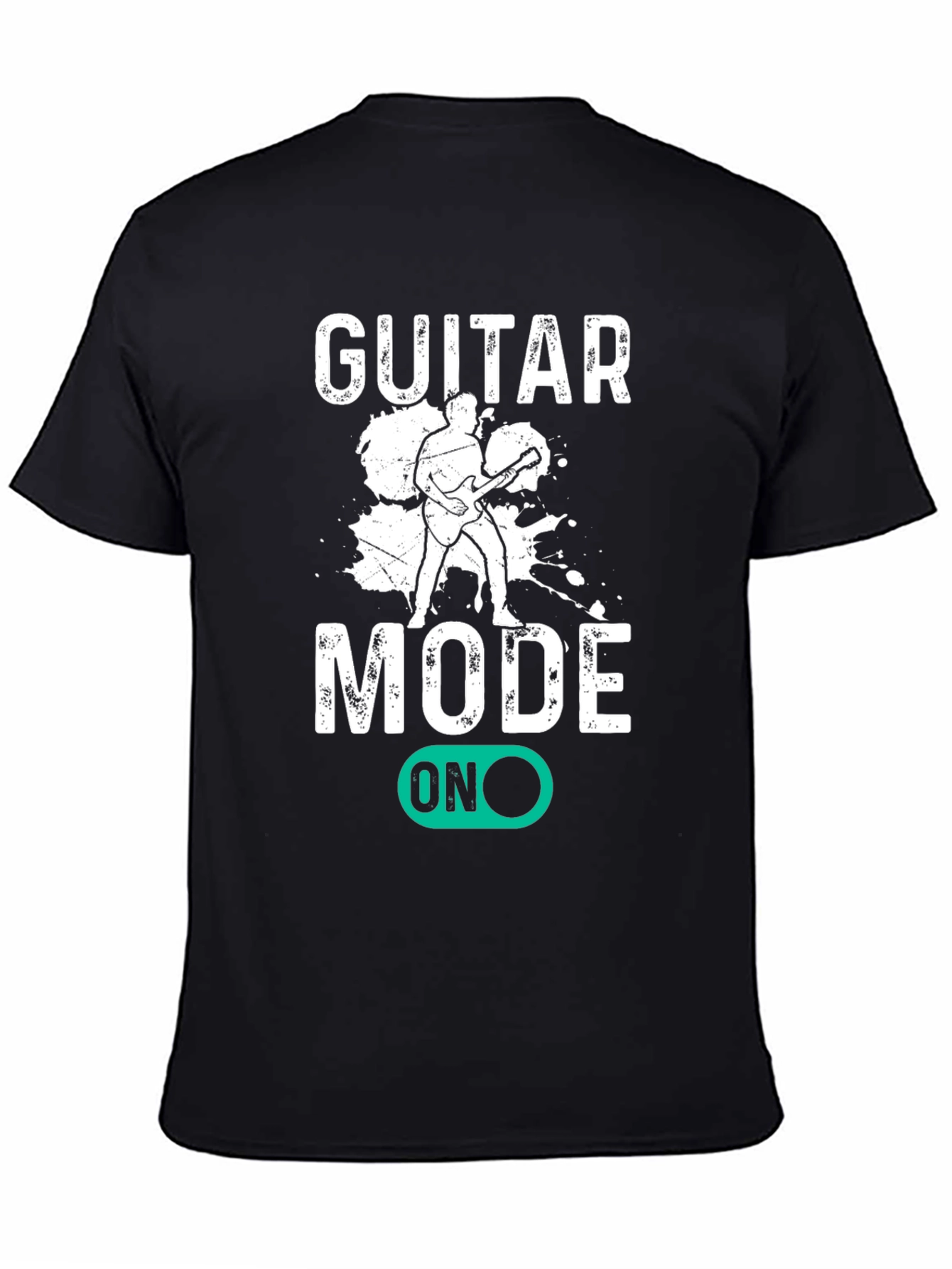 Camiseta Negra Guitar Mode ON