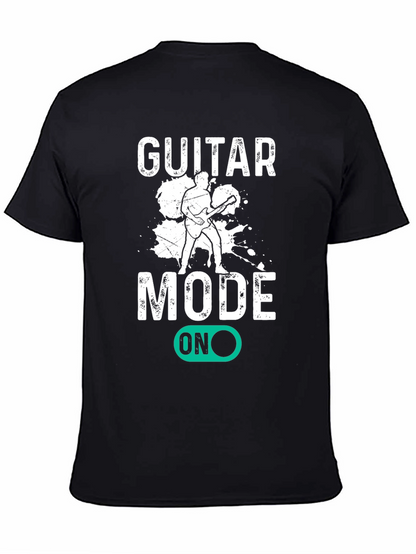 Camiseta Negra Guitar Mode ON