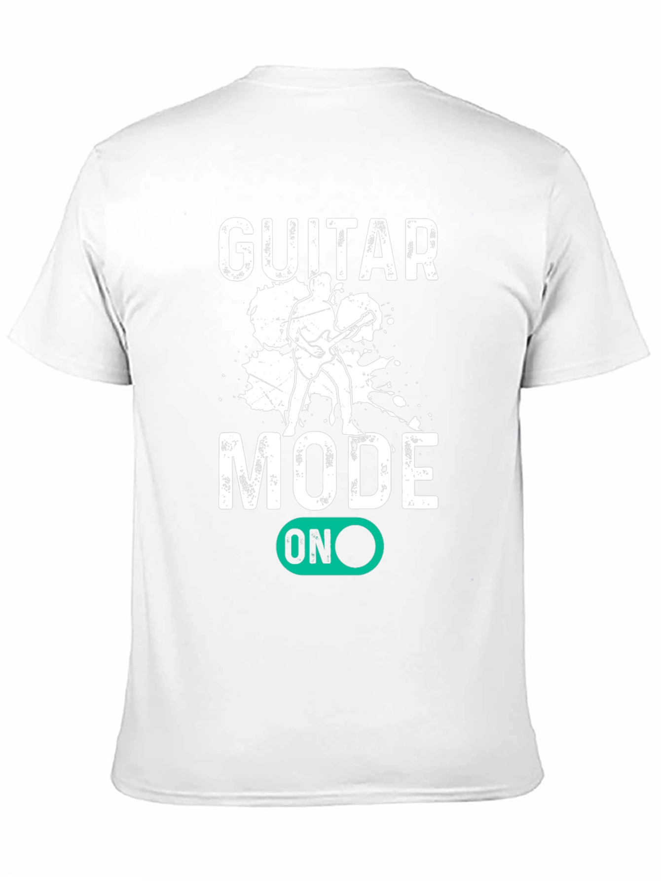Camiseta Negra Guitar Mode ON