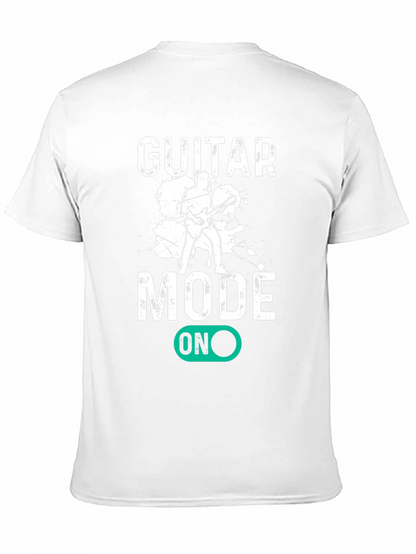 Camiseta Negra Guitar Mode ON