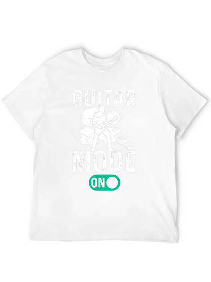 Camiseta Negra Guitar Mode ON