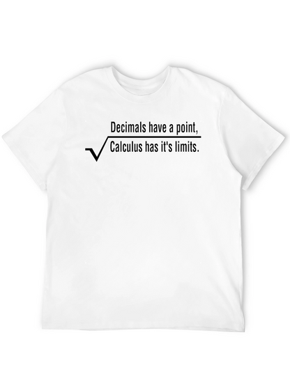 Camiseta Negra Cálculo - Humor Matemático