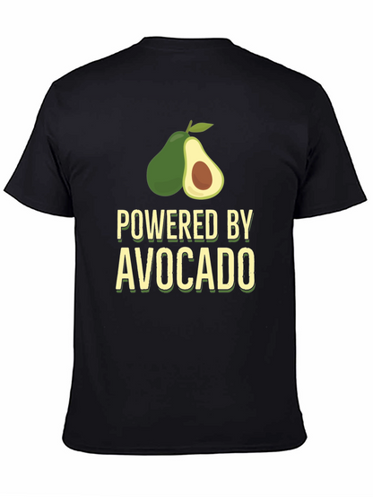 Camiseta Negra Powered by Avocado para Hombre