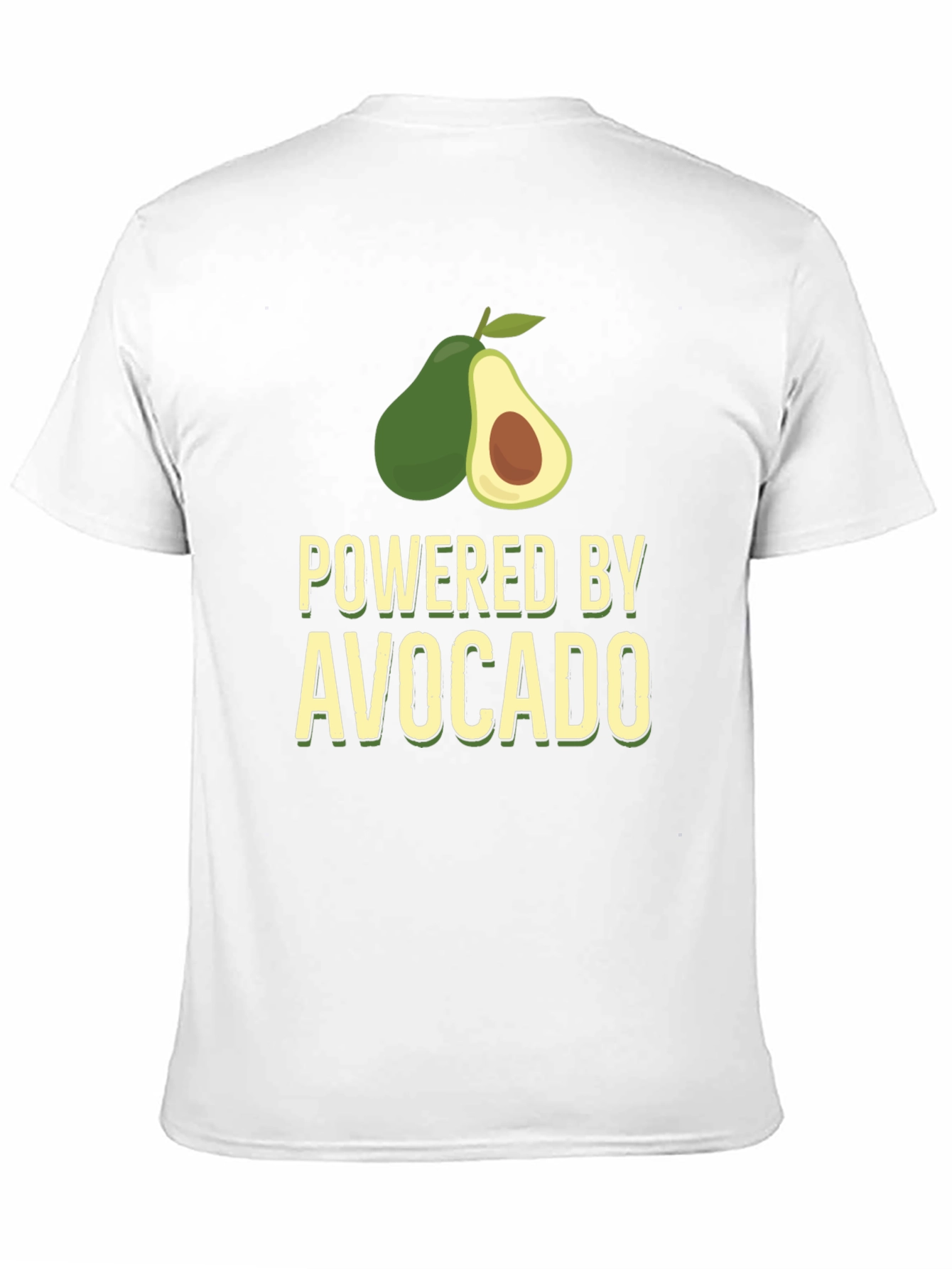 Camiseta Negra Powered by Avocado para Hombre