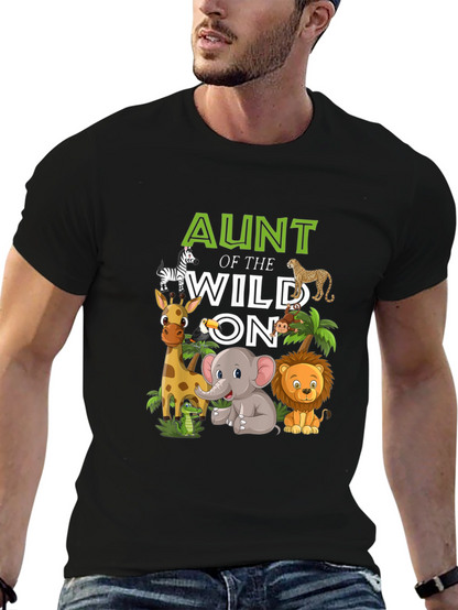 Camiseta Tía del Salvaje UNO con Animales