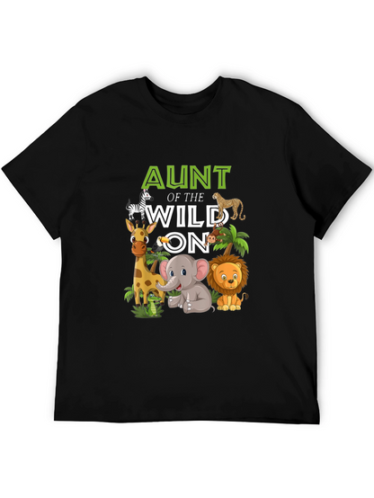 Camiseta Tía del Salvaje UNO con Animales