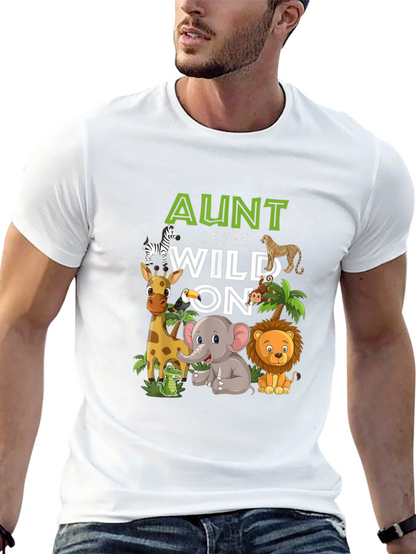 Camiseta Tía del Salvaje UNO con Animales