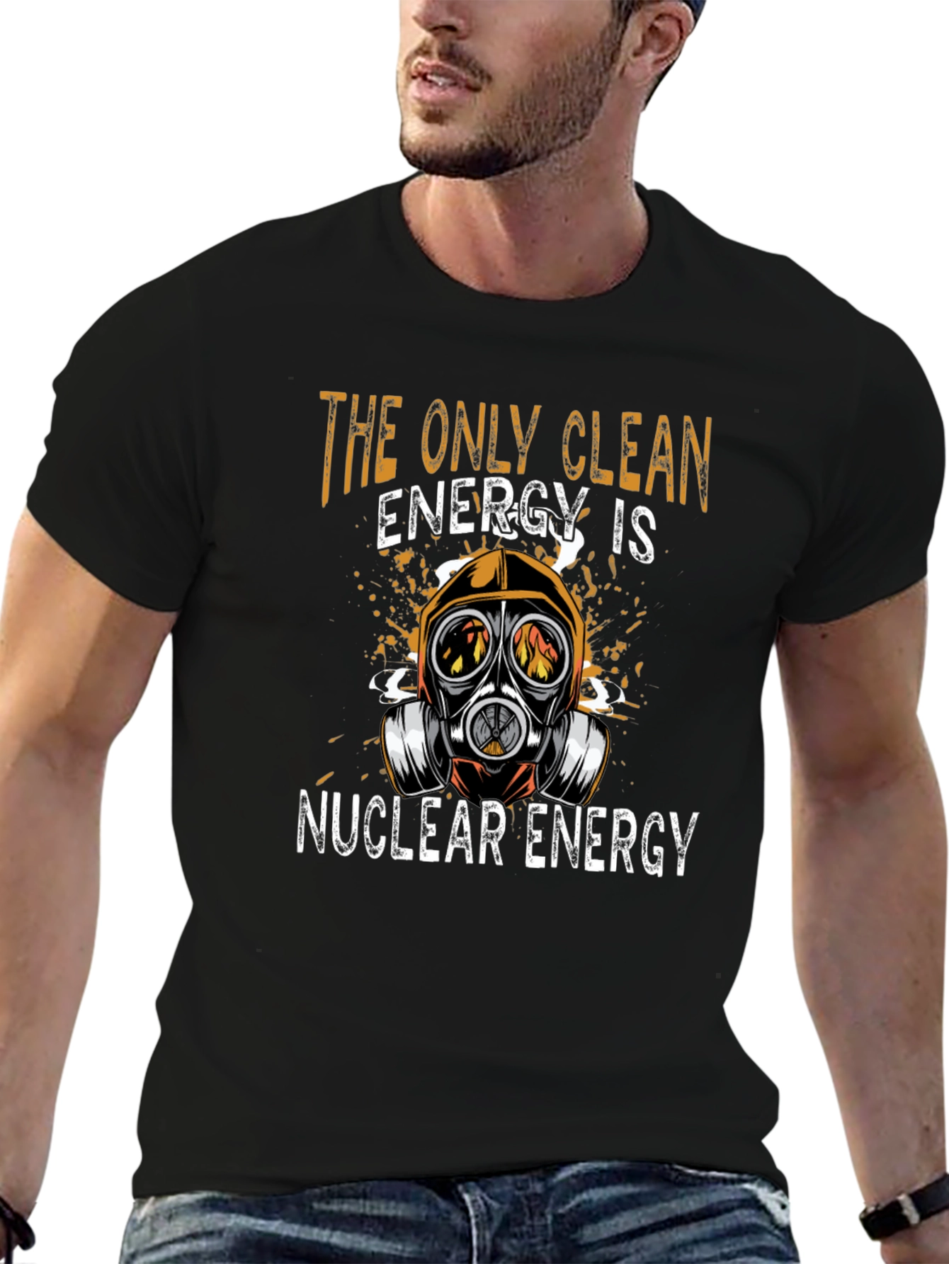 Camiseta Energía Nuclear Limpia - Diseño Único