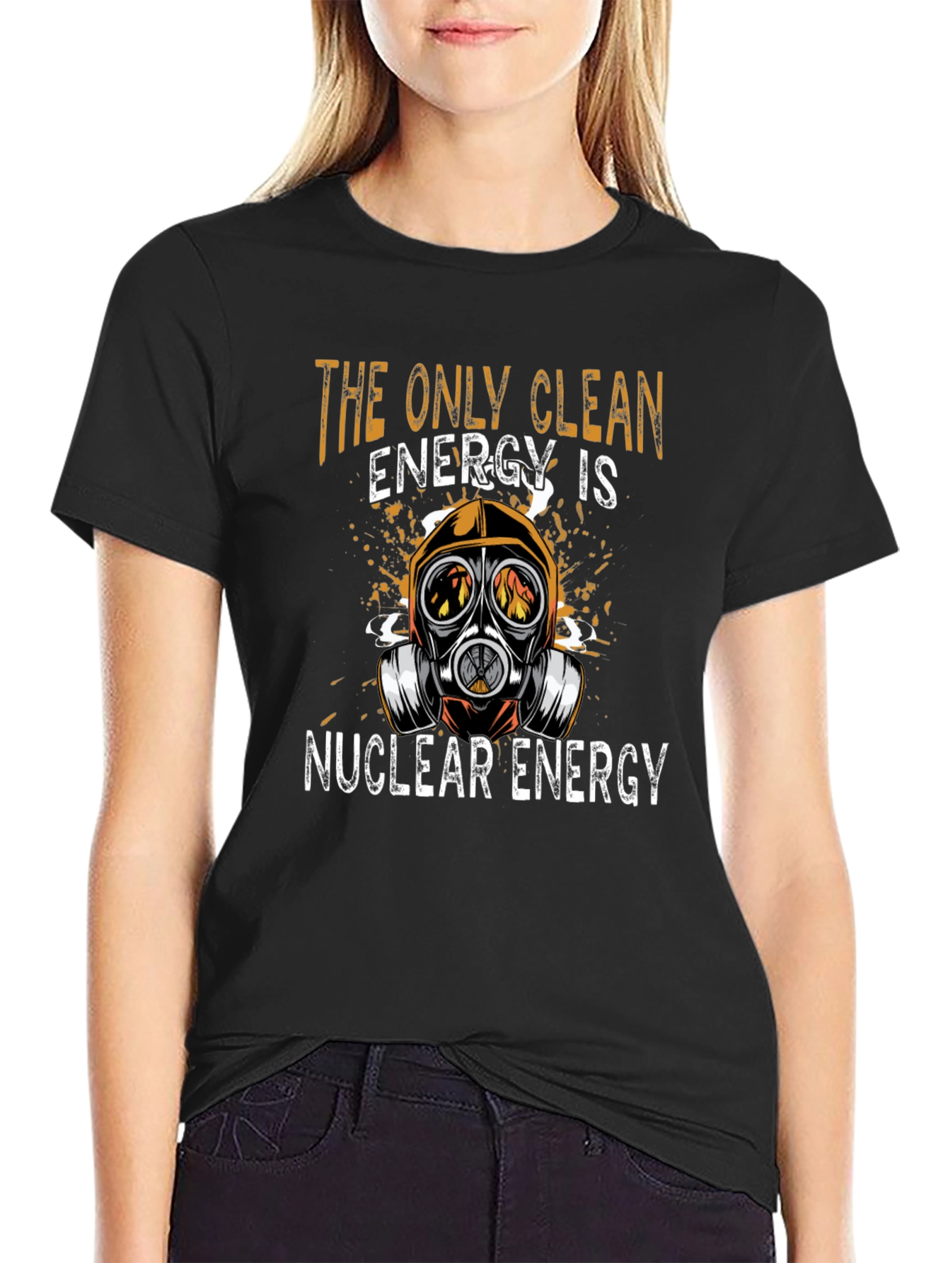 Camiseta Energía Nuclear Limpia - Diseño Único