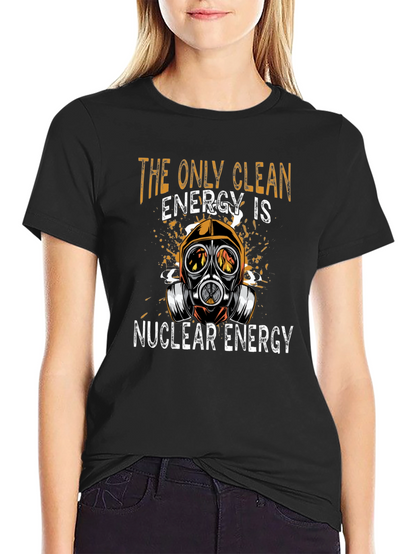 Camiseta Energía Nuclear Limpia - Diseño Único