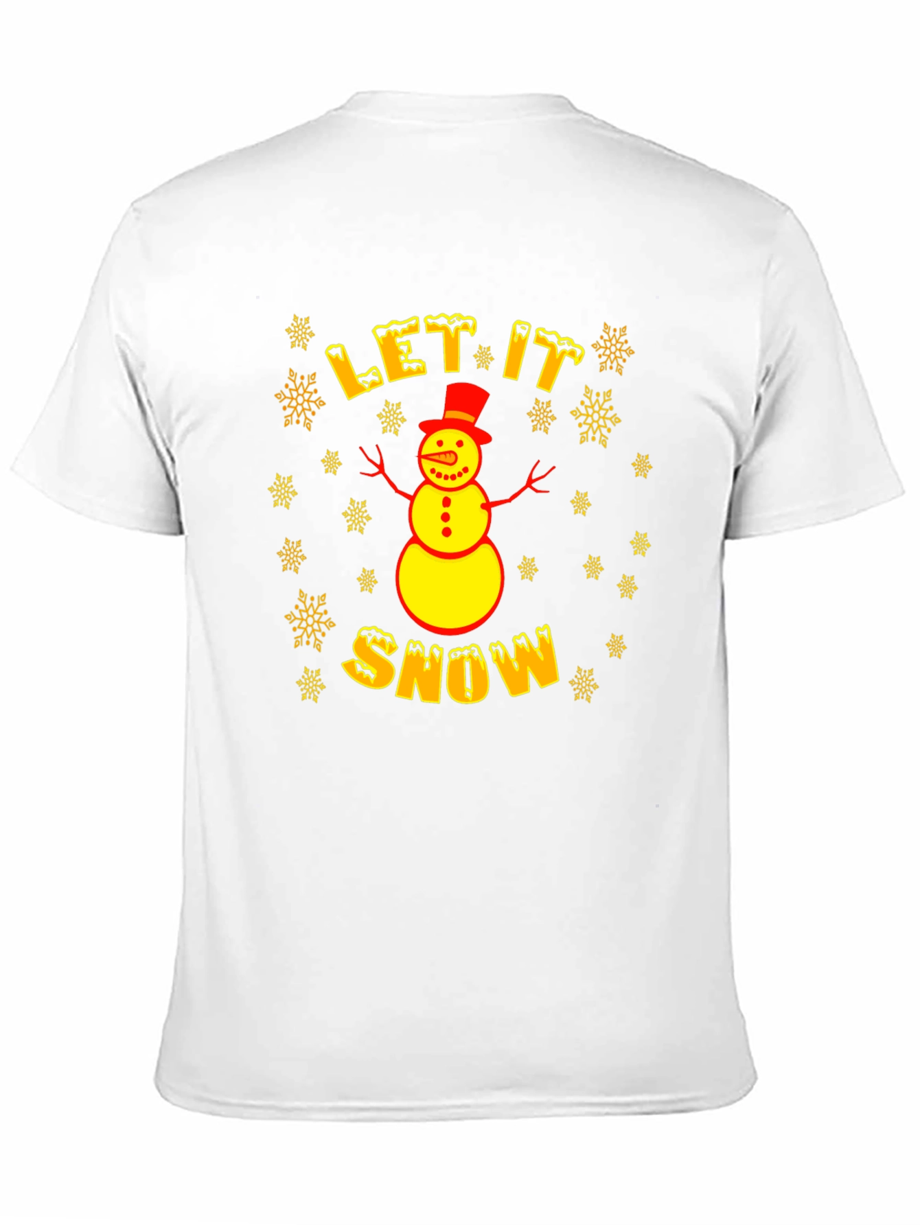 Camiseta Hombre Invierno Let it Snow