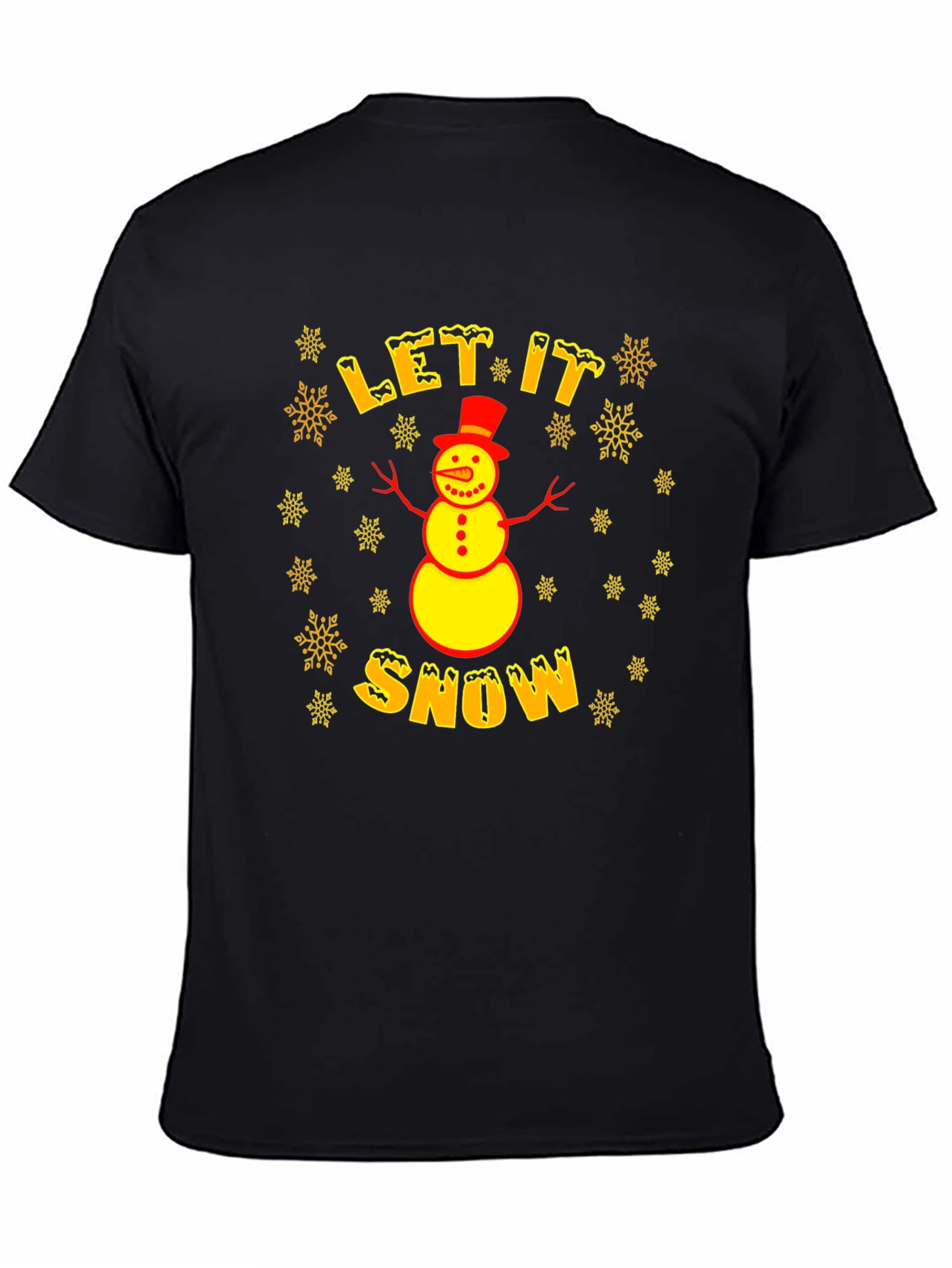 Camiseta Hombre Invierno Let it Snow
