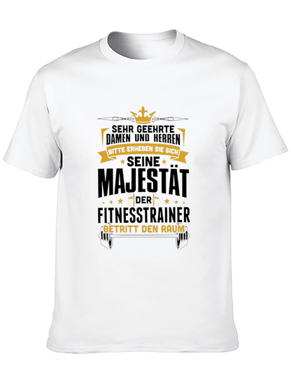 Camiseta Negra: Su Majestad el Entrenador