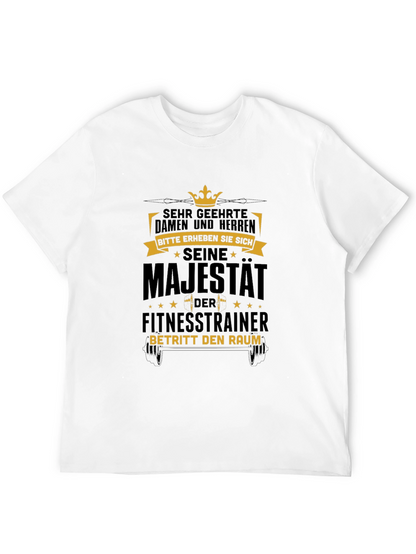 Camiseta Negra: Su Majestad el Entrenador