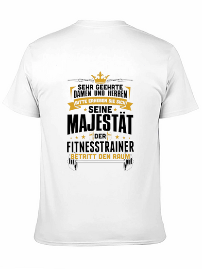 Camiseta Negra: Su Majestad el Entrenador