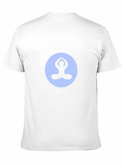 Camiseta Negra con Diseño de Yoga Namaste