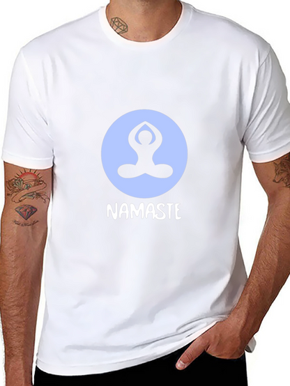 Camiseta Negra con Diseño de Yoga Namaste