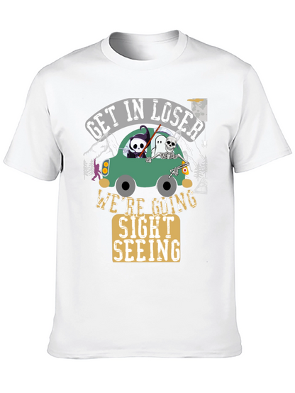 Camiseta Negra Get In Loser Halloween