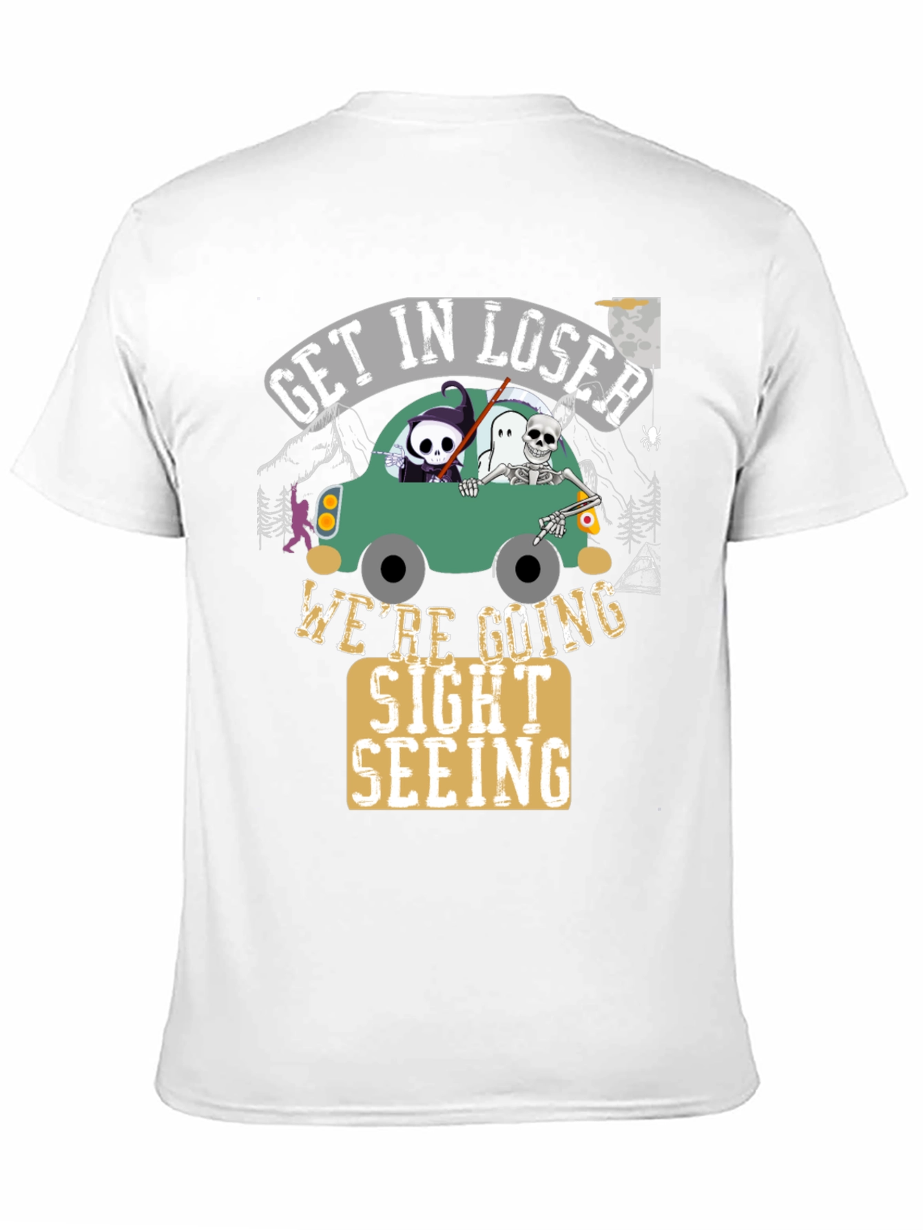 Camiseta Negra Get In Loser Halloween