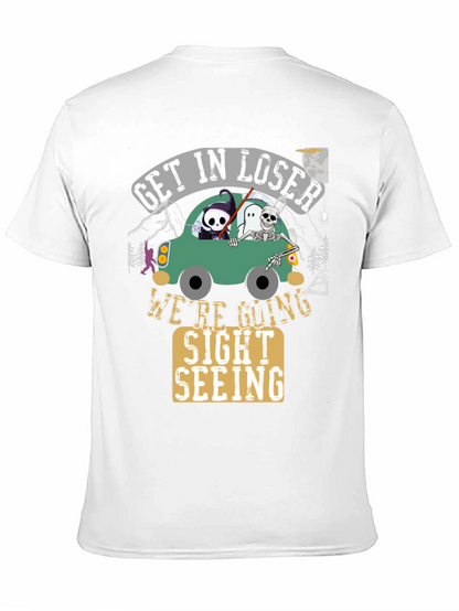 Camiseta Negra Get In Loser Halloween