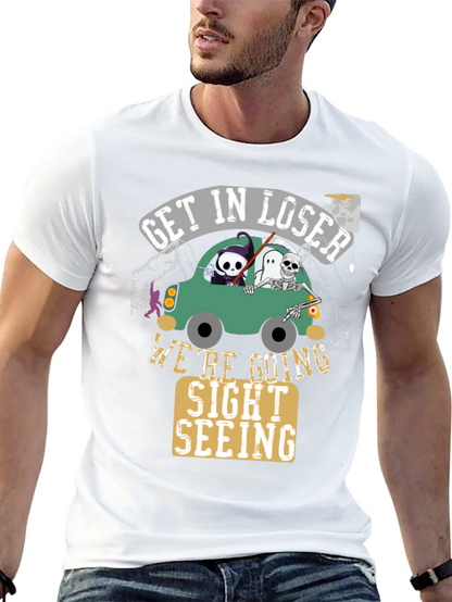 Camiseta Negra Get In Loser Halloween