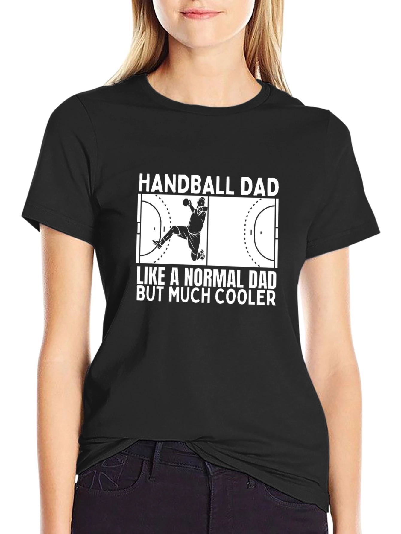 Camiseta Hombre Handball Dad Regalo Original