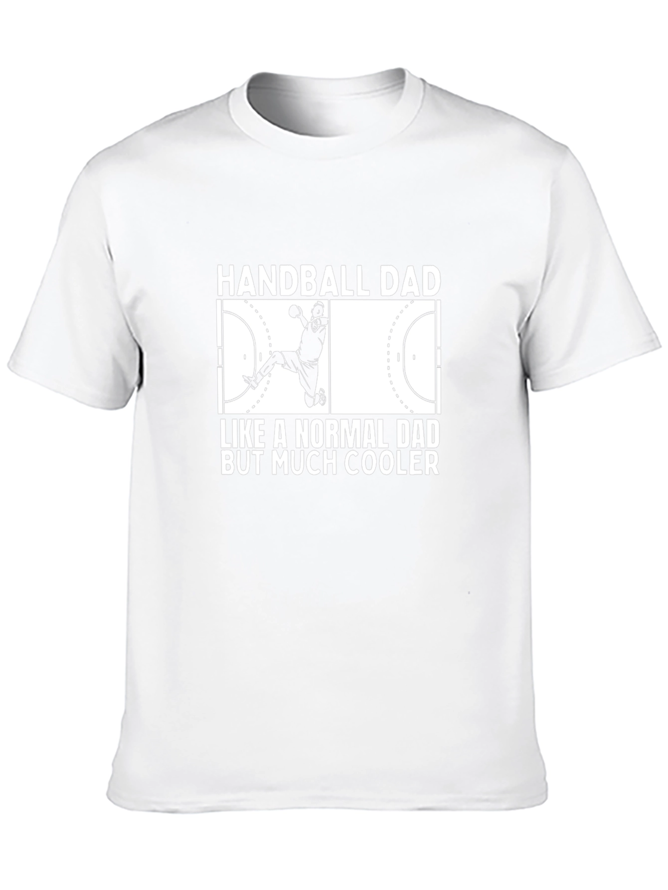 Camiseta Hombre Handball Dad Regalo Original
