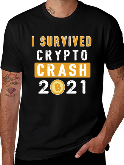 Camiseta Crypto Crash 2021: ¡Sobreviví!