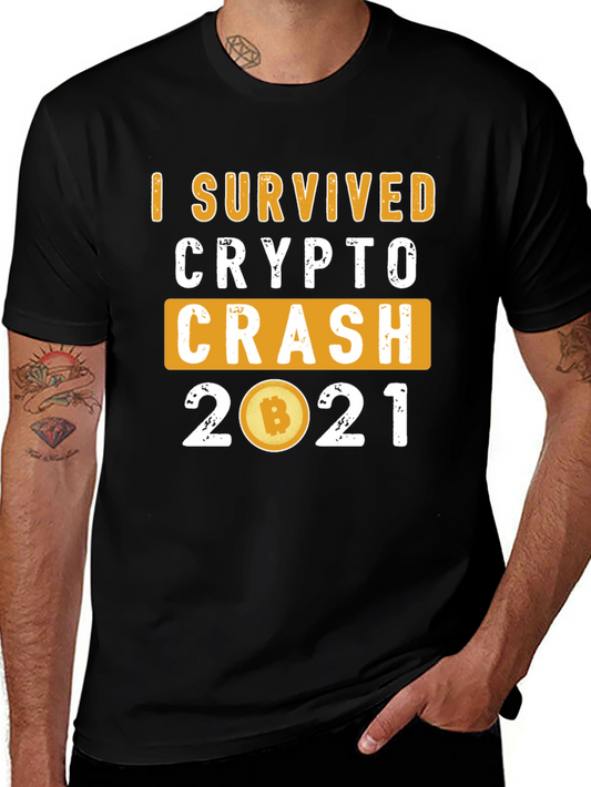Camiseta Crypto Crash 2021: ¡Sobreviví!
