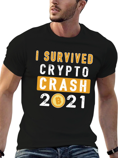 Camiseta Crypto Crash 2021: ¡Sobreviví!