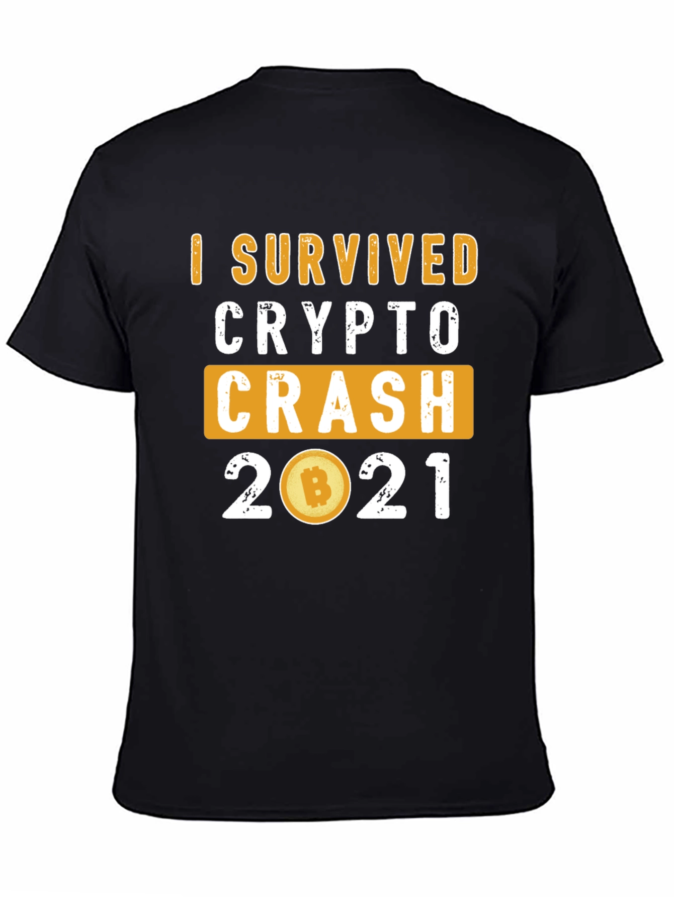 Camiseta Crypto Crash 2021: ¡Sobreviví!