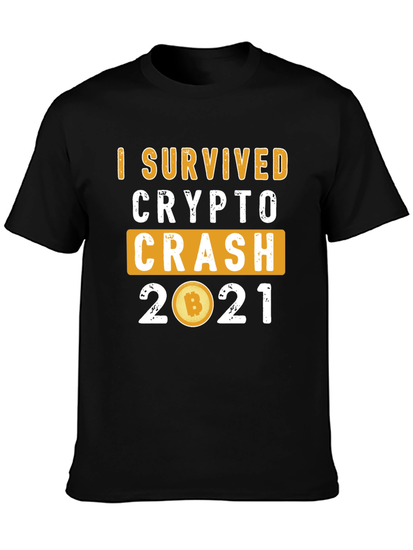 Camiseta Crypto Crash 2021: ¡Sobreviví!