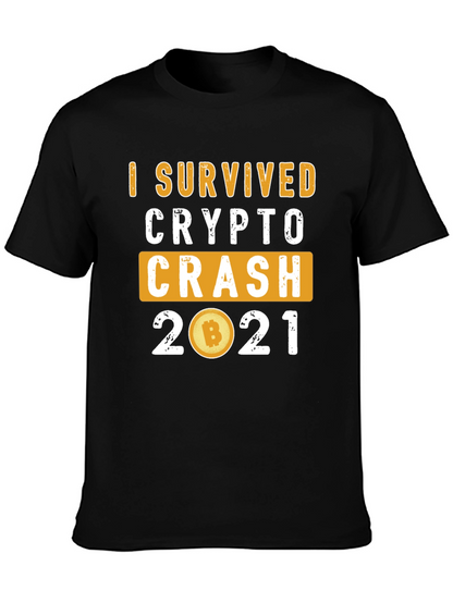 Camiseta Crypto Crash 2021: ¡Sobreviví!